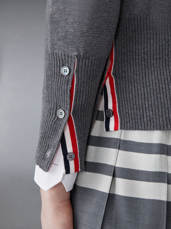 COTTON CREPE MILANO STITCH 4-BAR CLASSIC CREW NECK PULLOVER - image 5