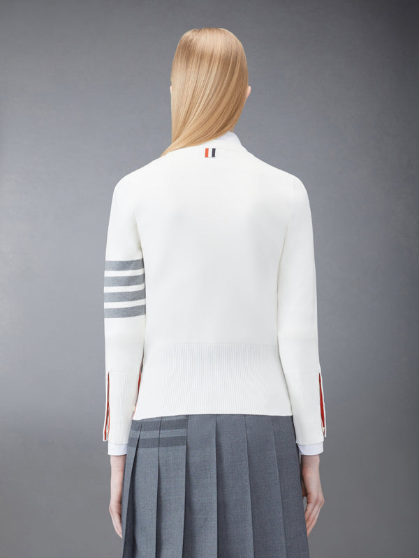 COTTON CREPE MILANO STITCH 4-BAR CLASSIC CREW NECK PULLOVER - image 2