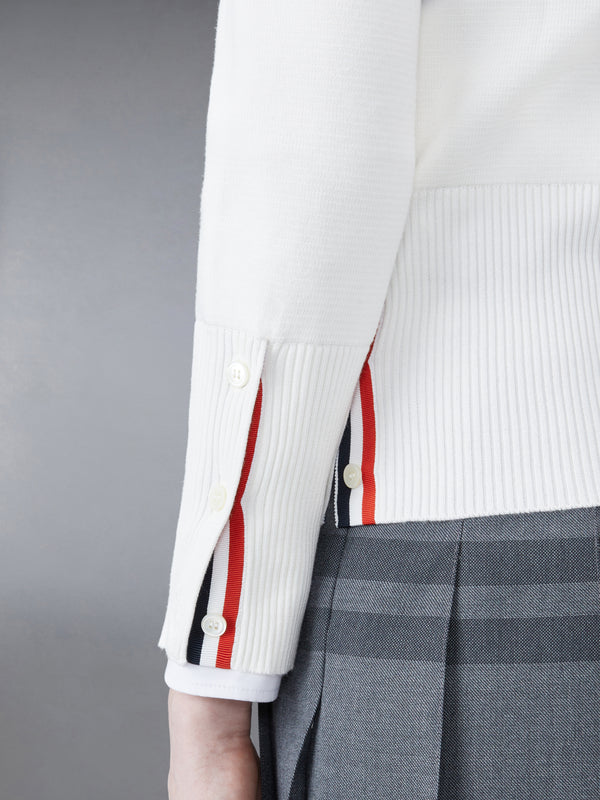 COTTON CREPE MILANO STITCH 4-BAR CLASSIC CREW NECK PULLOVER - image 4