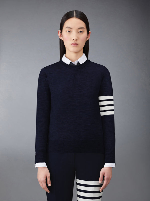 WOOL 4-BAR RELAXED PULLOVER - featured image