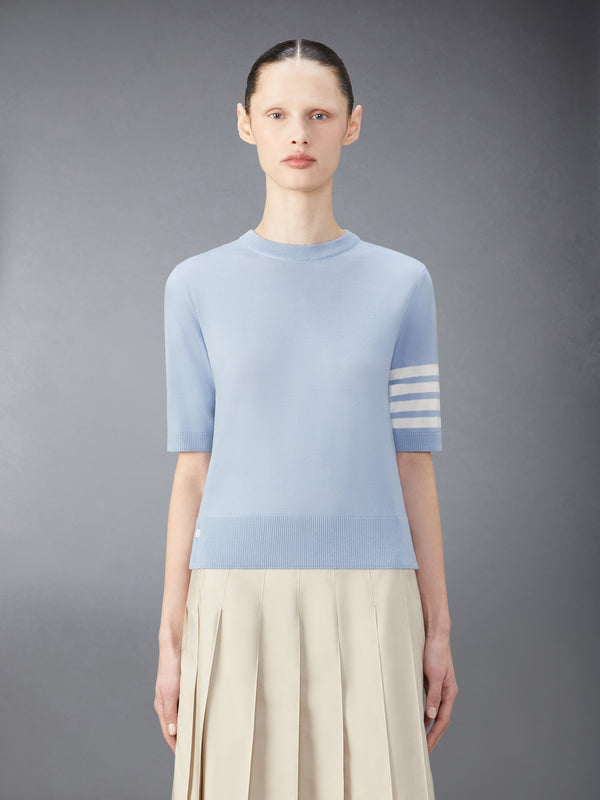 MERINO WOOL JERSEY STITCH 4-BAR TEE - featured image