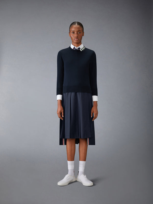 COTTON 4-BAR CREW NECK PULLOVER - image 3