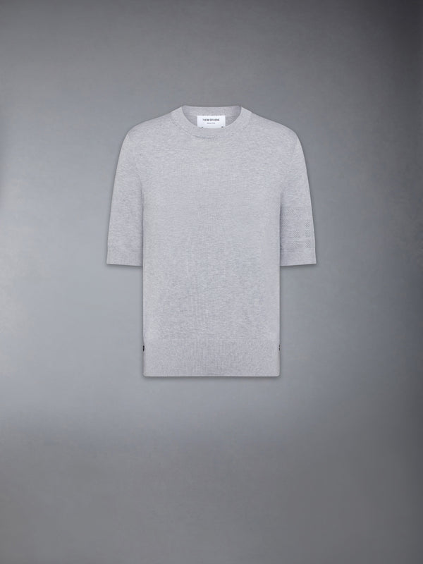 JERSEY STITCH POINTELLE 4-BAR TEE - featured image