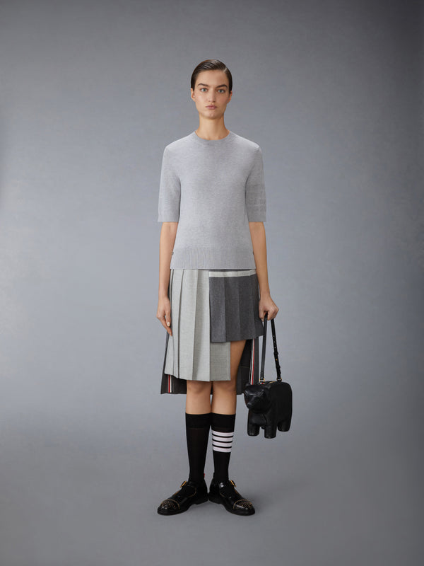 JERSEY STITCH POINTELLE 4-BAR TEE - image 3
