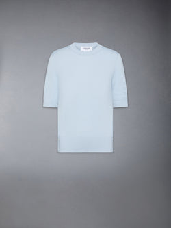 JERSEY STITCH POINTELLE 4-BAR TEE