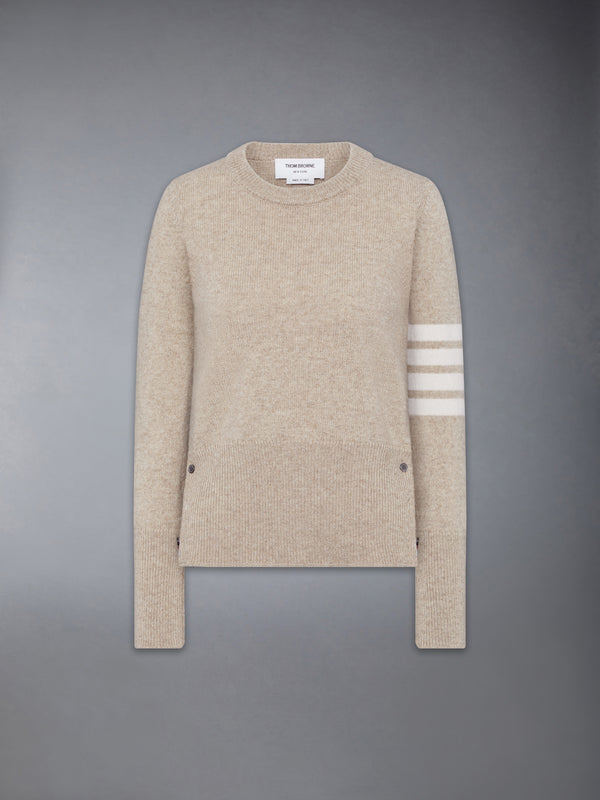 JERSEY STITCH SHETLAND WOOL 4-BAR PULLOVER - featured image