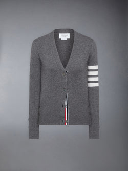 CLASSIC CASHMERE 4-BAR V-NECK CARDIGAN