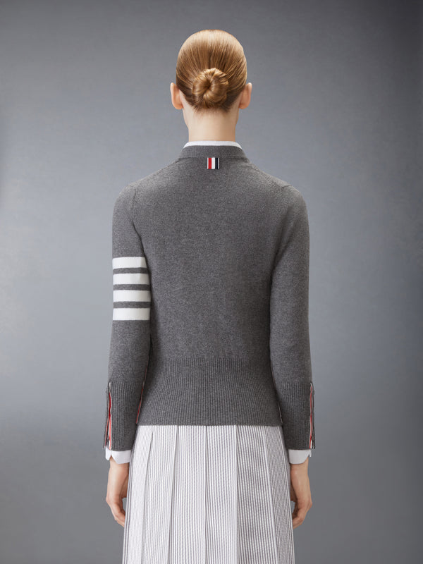 CLASSIC CASHMERE 4-BAR V-NECK CARDIGAN - image 2