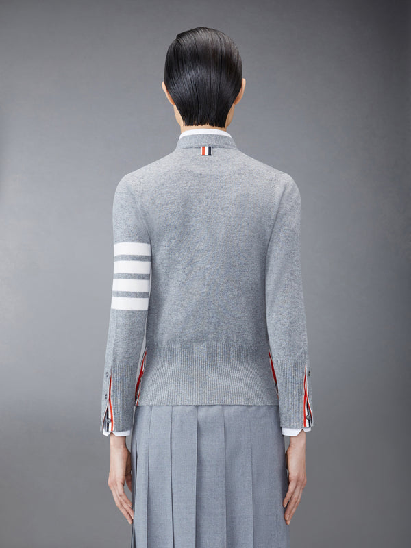 CLASSIC CASHMERE 4-BAR V-NECK CARDIGAN - image 2