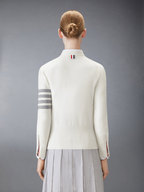 CLASSIC CASHMERE 4-BAR V-NECK CARDIGAN - image 2