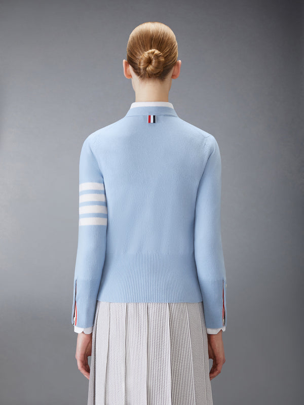 CLASSIC CASHMERE 4-BAR V-NECK CARDIGAN - image 2