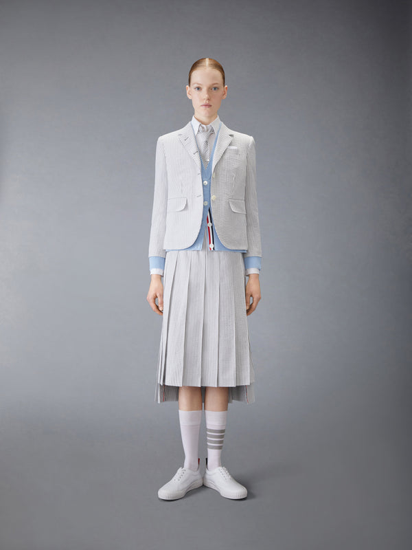 CLASSIC CASHMERE 4-BAR V-NECK CARDIGAN - image 3