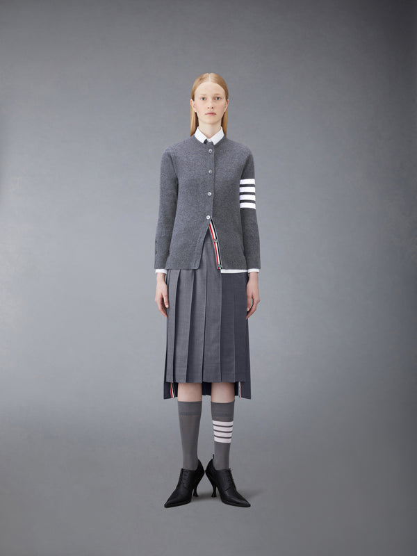 CLASSIC CASHMERE 4-BAR CREW NECK CARDIGAN - image 3