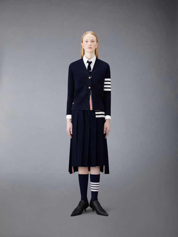 WOOL 4-BAR V-NECK CARDIGAN - image 3