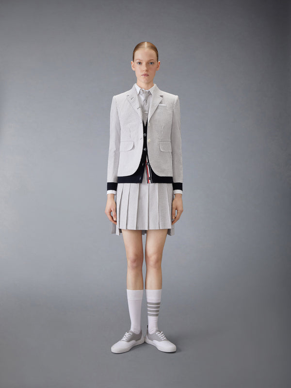 MERINO WOOL 4-BAR RELAXED FIT V-NECK CARDIGAN - image 3