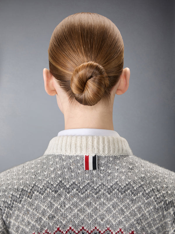 FAIRISLE JACQUARD DONEGAL CROPPED CARDIGAN - image 5