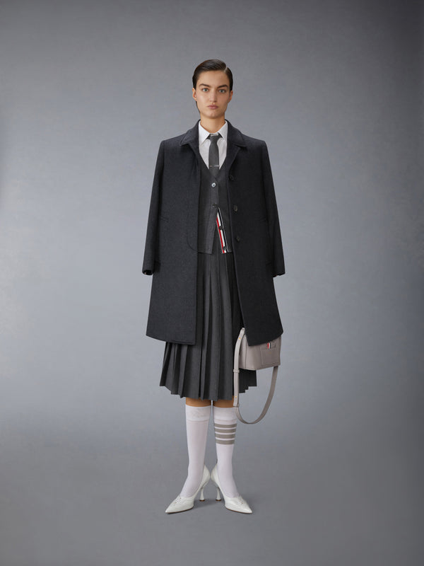 WOOL SILK POINTELLE PLEATED SKIRT - image 4