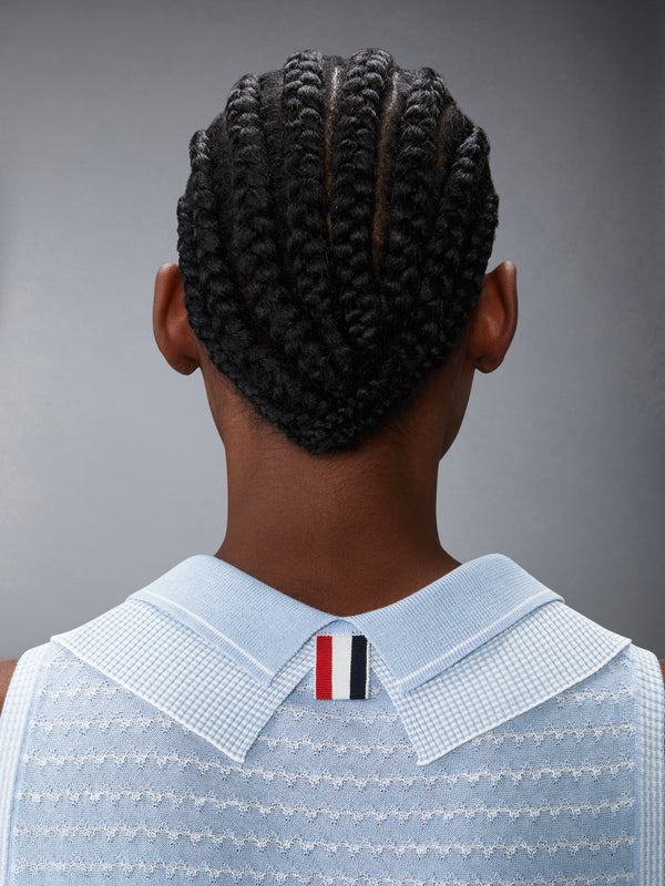 STRIPED TUCK STITCH SHELL TOP - image 5