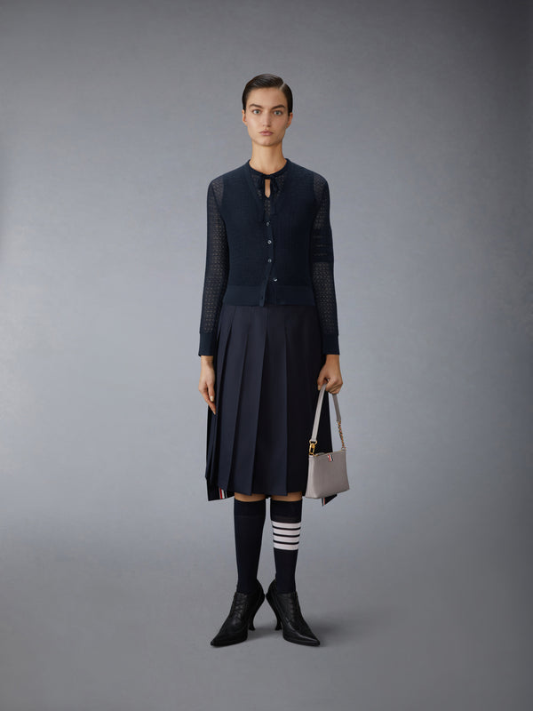 COTTON CASHMERE NECK TIE SHELL TOP - image 3
