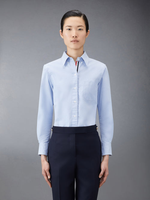 Oxford Grosgrain Placket Classic Shirt | Thom Browne