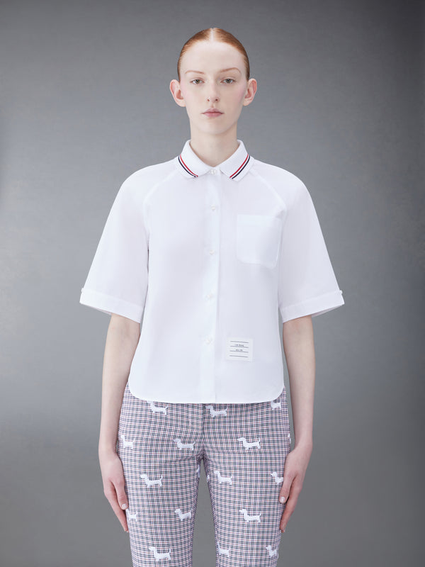 POPLIN BOX PLEAT SHIRT - featured image