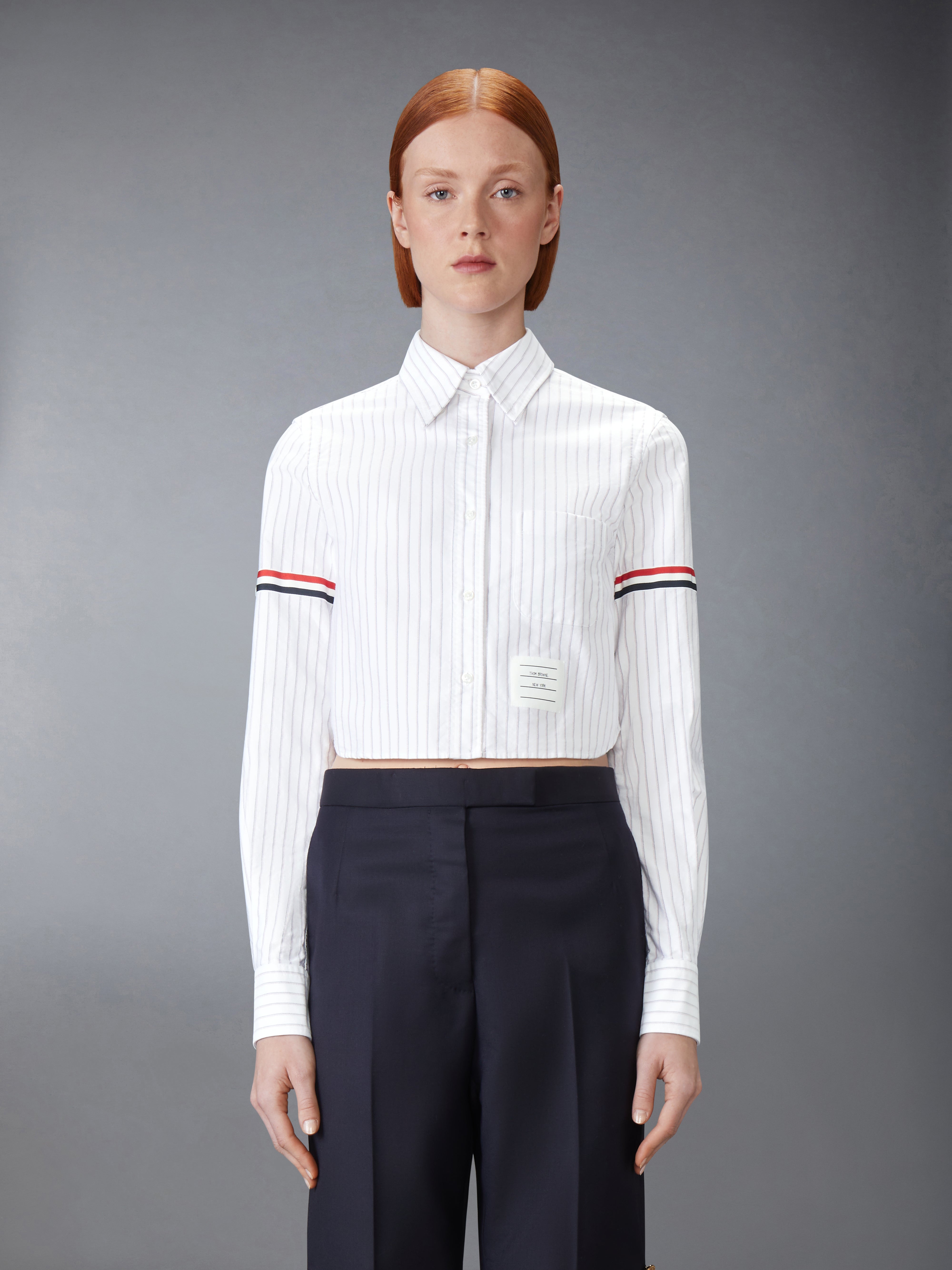 【関税&送料込】Thom Browne Oxford Shirt Dress With Negligee Oxford Grosgrain Placket Shirtdress | Thom Browne