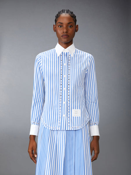 AWNING STRIPED POPLIN CLASSIC LONG SLEEVE SHIRT