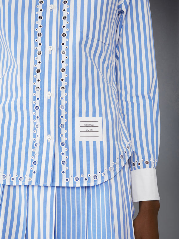 AWNING STRIPED POPLIN CLASSIC LONG SLEEVE SHIRT - image 5