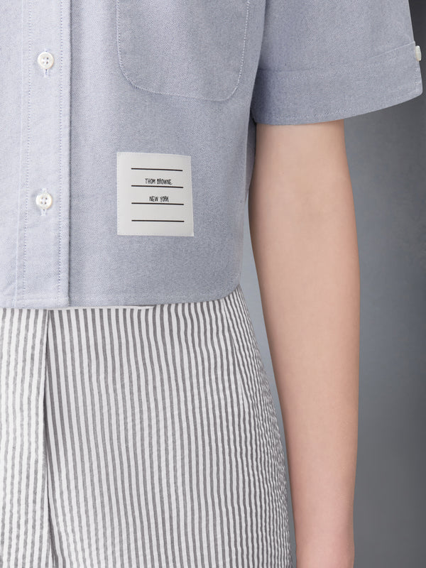 OXFORD CROPPED SHORT SLEEVE SHIRT - image 5