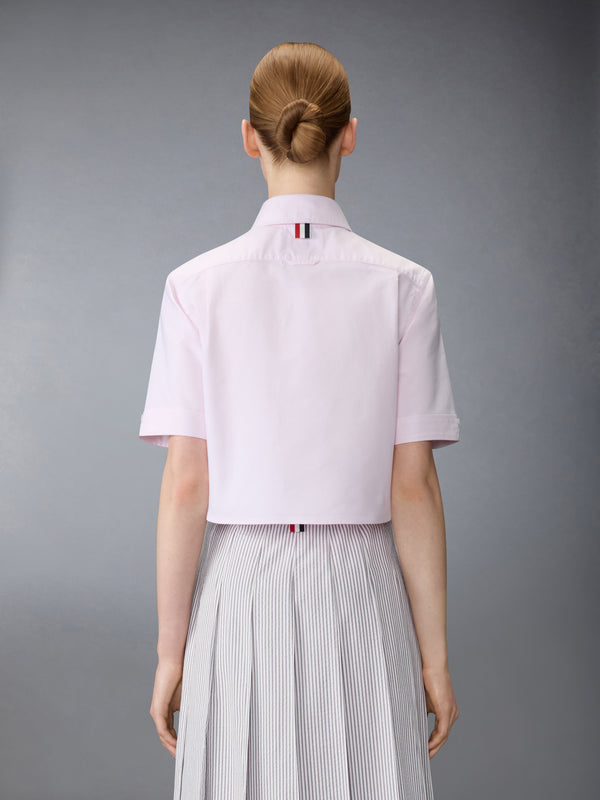 OXFORD CROPPED SHORT SLEEVE SHIRT - image 2