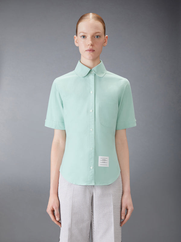 OXFORD ROUND COLLAR SHORT SLEEVE SHIRT - image 2