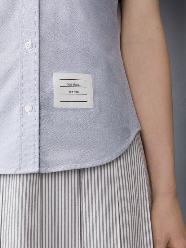 OXFORD ROUND COLLAR SHORT SLEEVE SHIRT - image 6