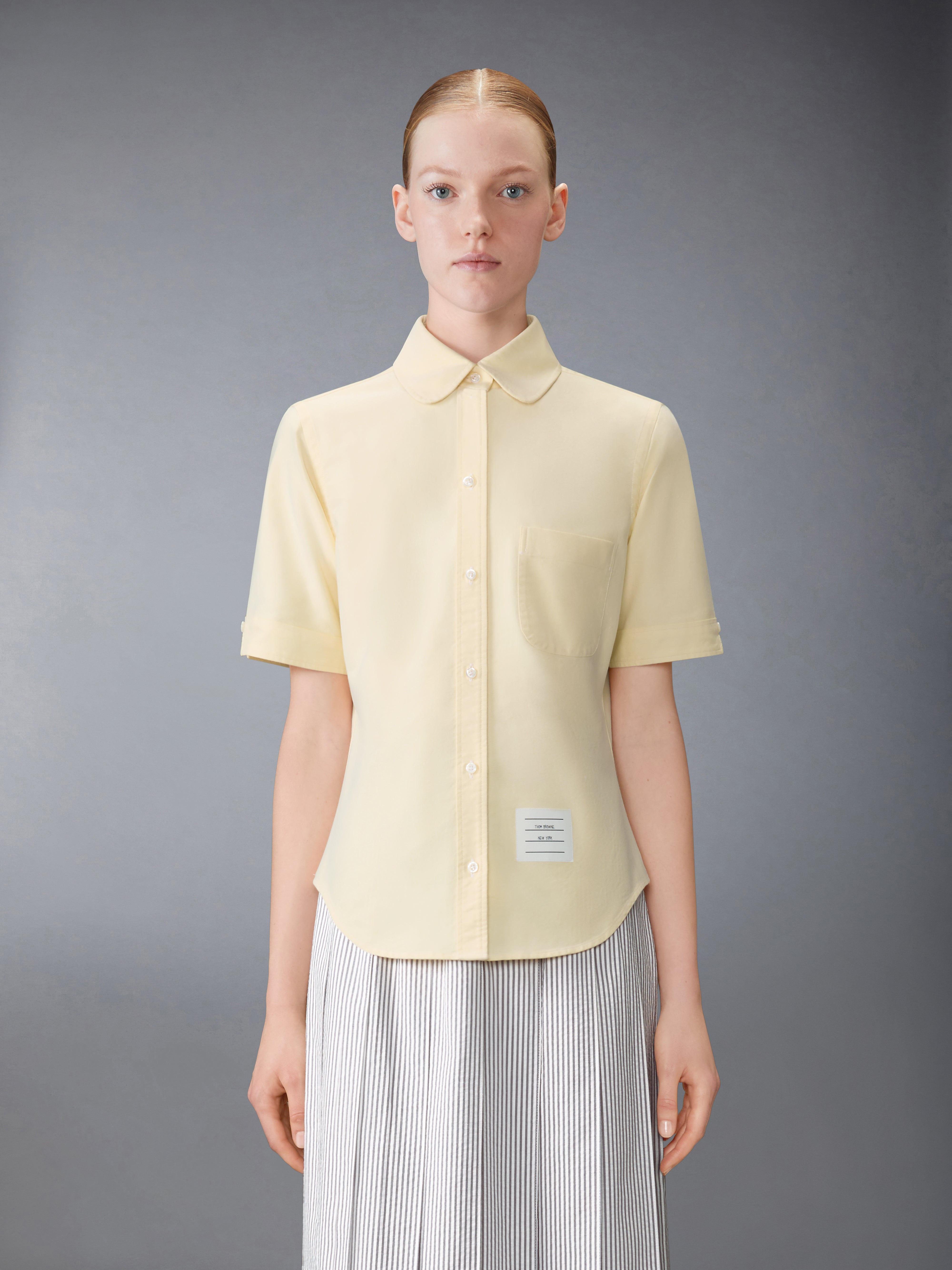 Short Sleeve Oxford Shirt | Thom Browne