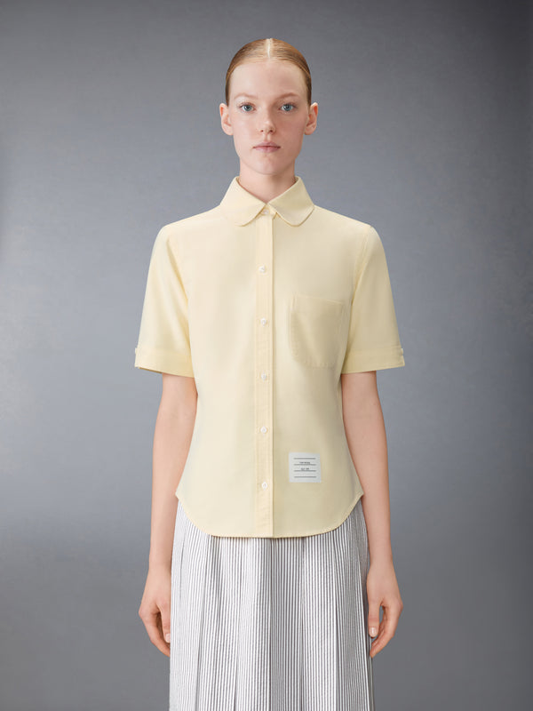 OXFORD ROUND COLLAR SHORT SLEEVE SHIRT - image 2