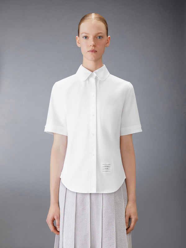 OXFORD ROUND COLLAR SHORT SLEEVE SHIRT - image 2