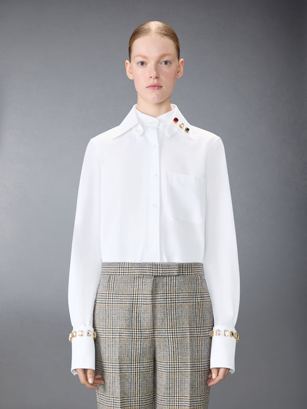 SWAROVSKI CRYSTAL OXFORD SHIRT - image 1