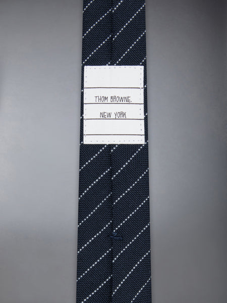 PINSTRIPE HIGH TWIST WOOL SHORT TIE