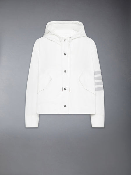 MEMORY TECH 4-BAR CROPPED ANORAK JACKET
