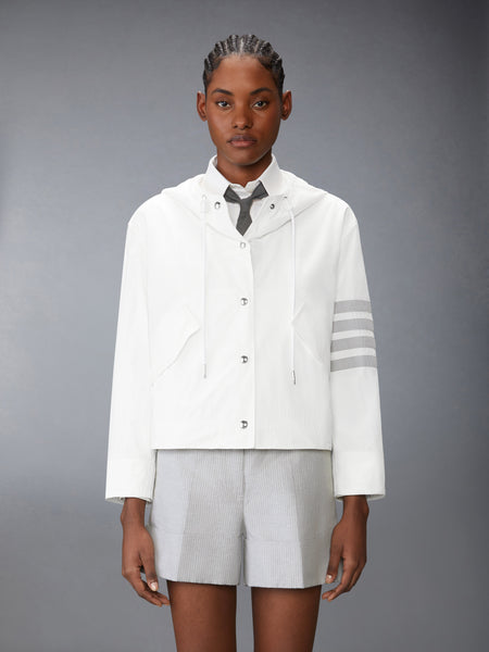 MEMORY TECH 4-BAR CROPPED ANORAK JACKET