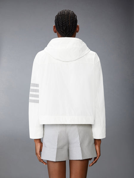 MEMORY TECH 4-BAR CROPPED ANORAK JACKET