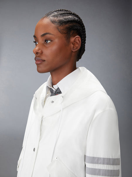 MEMORY TECH 4-BAR CROPPED ANORAK JACKET