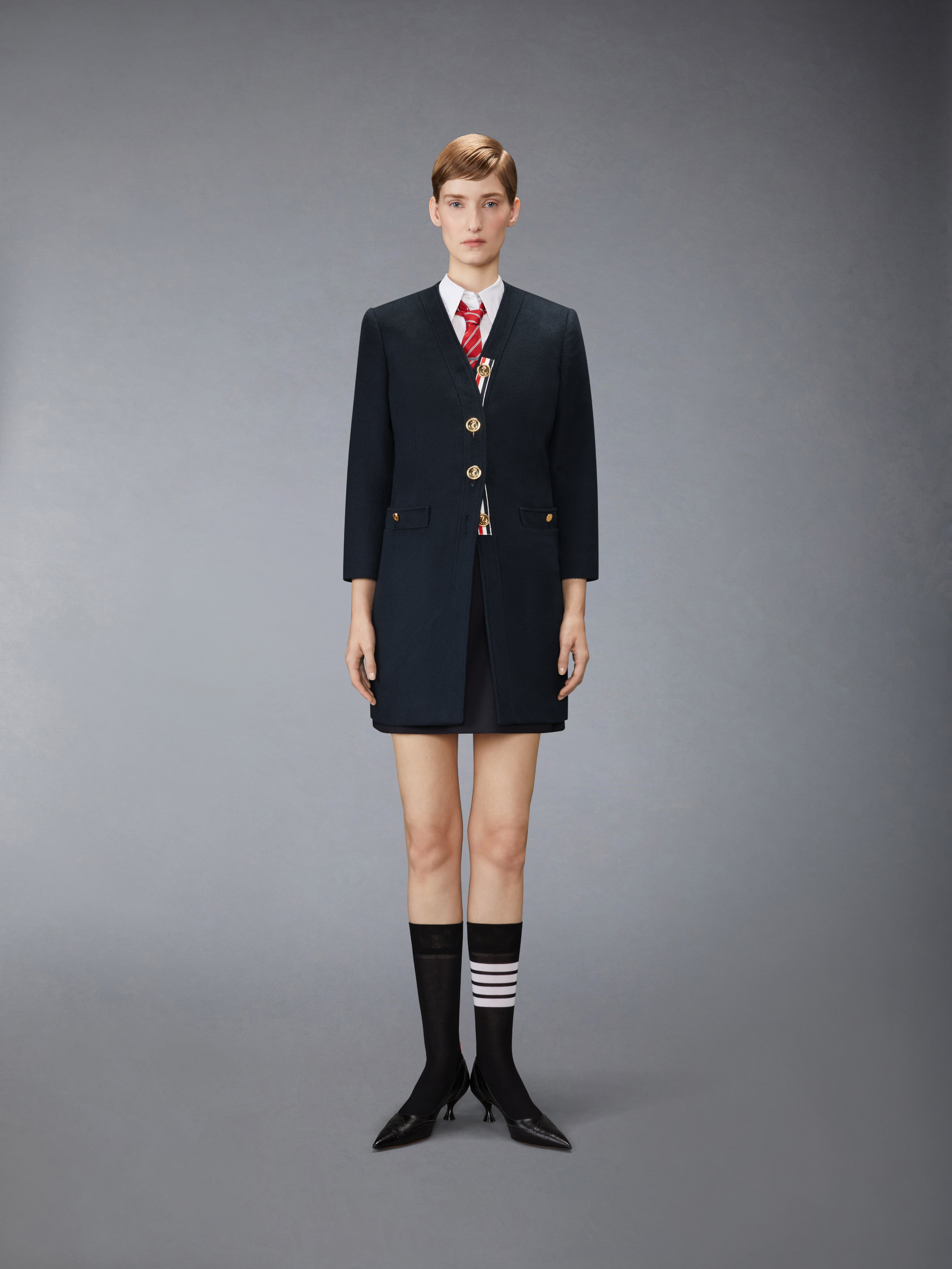 Thom Browne「サクラ」カシミヤカーディコート カシミヤ ジベリン仕上げ カーディガンコート | Thom Browne