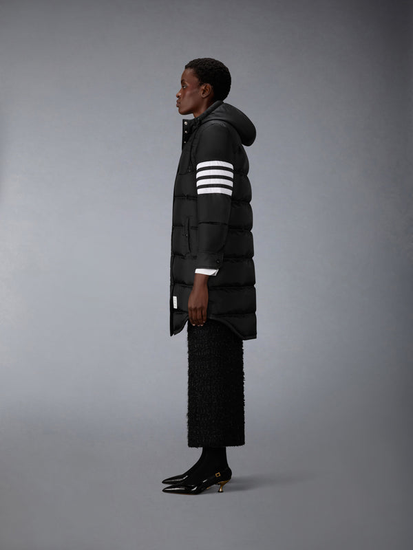 SHINY RIPSTOP LIGHTWEIGHT DOWN FILLED 4-BAR PARKA - image 2