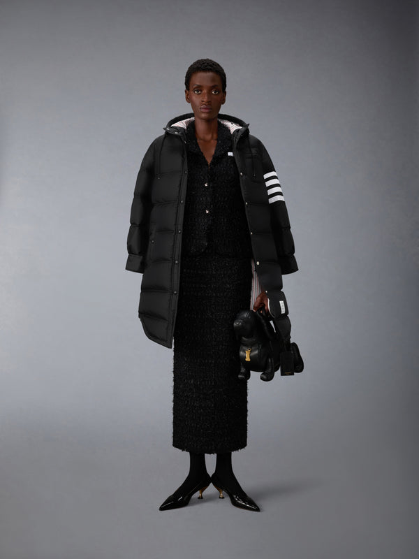 SHINY RIPSTOP LIGHTWEIGHT DOWN FILLED 4-BAR PARKA - image 4