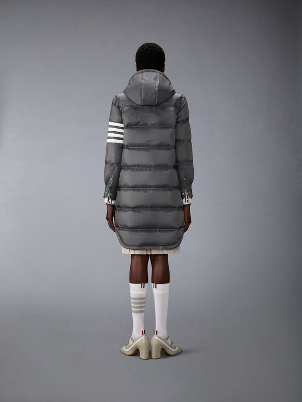 SHINY RIPSTOP LIGHTWEIGHT DOWN FILLED 4-BAR PARKA - image 4