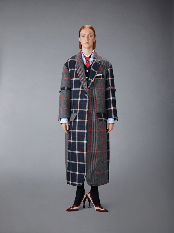 FUNMIX PRINCE OF WALES ARMBAND OVERCOAT - image 1