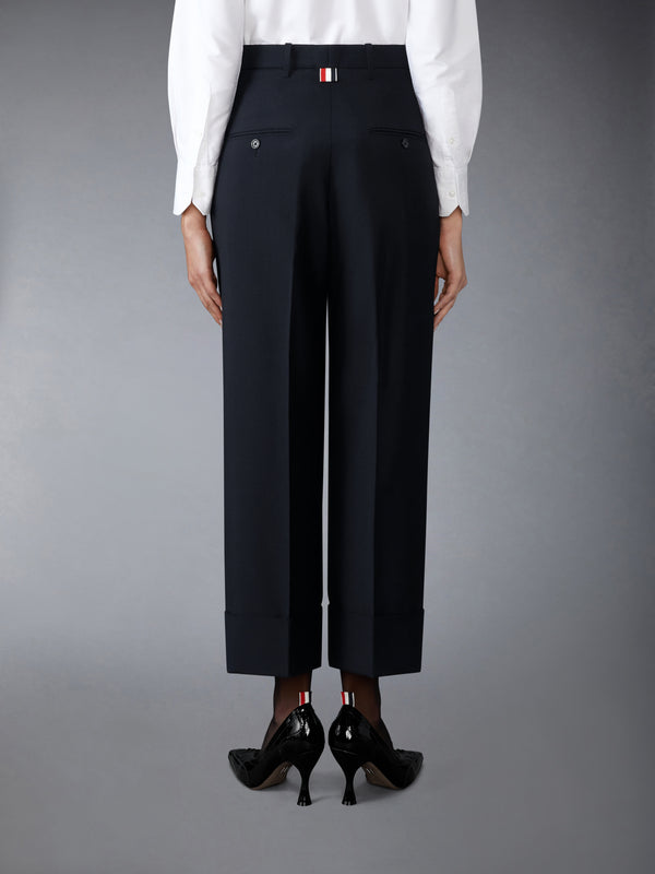 スクールユニフォーム 平織り ダブルプリーツ トラウザー - image 2