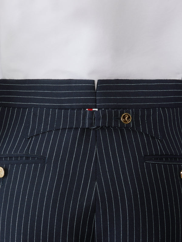 PINSTRIPE HIGH TWIST WOOL TROUSER - image 4