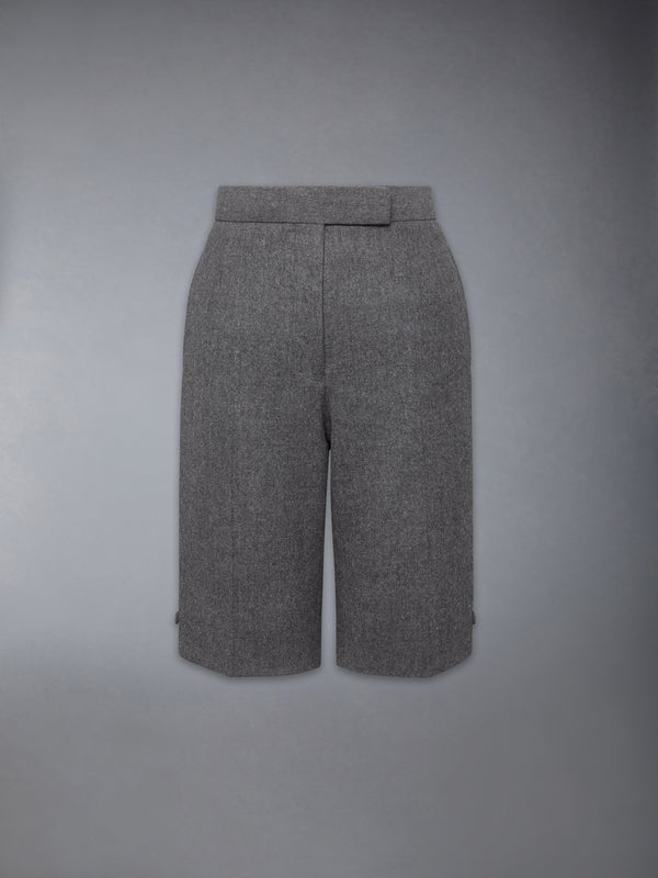 SOLID WOOL FLANNEL BERMUDA SHORT - featured image
