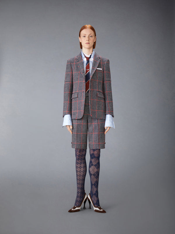 OVERSIZED CHECK HUNTING TWEED BERMUDA SHORT - image 3